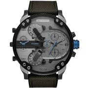  Shop Authentic Diesel Mr Daddy 2.0 Chronograph Grey Dial Black Nylon Strap Watch For Men - DZ7420 - Luxxuri