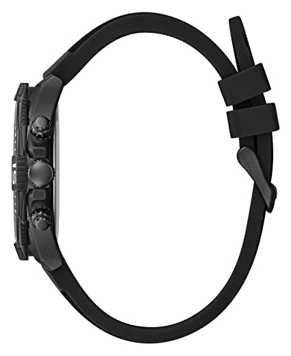  Shop Authentic Guess Commander Black Dial Black Rubber Strap Watch for Men - GW0211G3 - Luxxuri