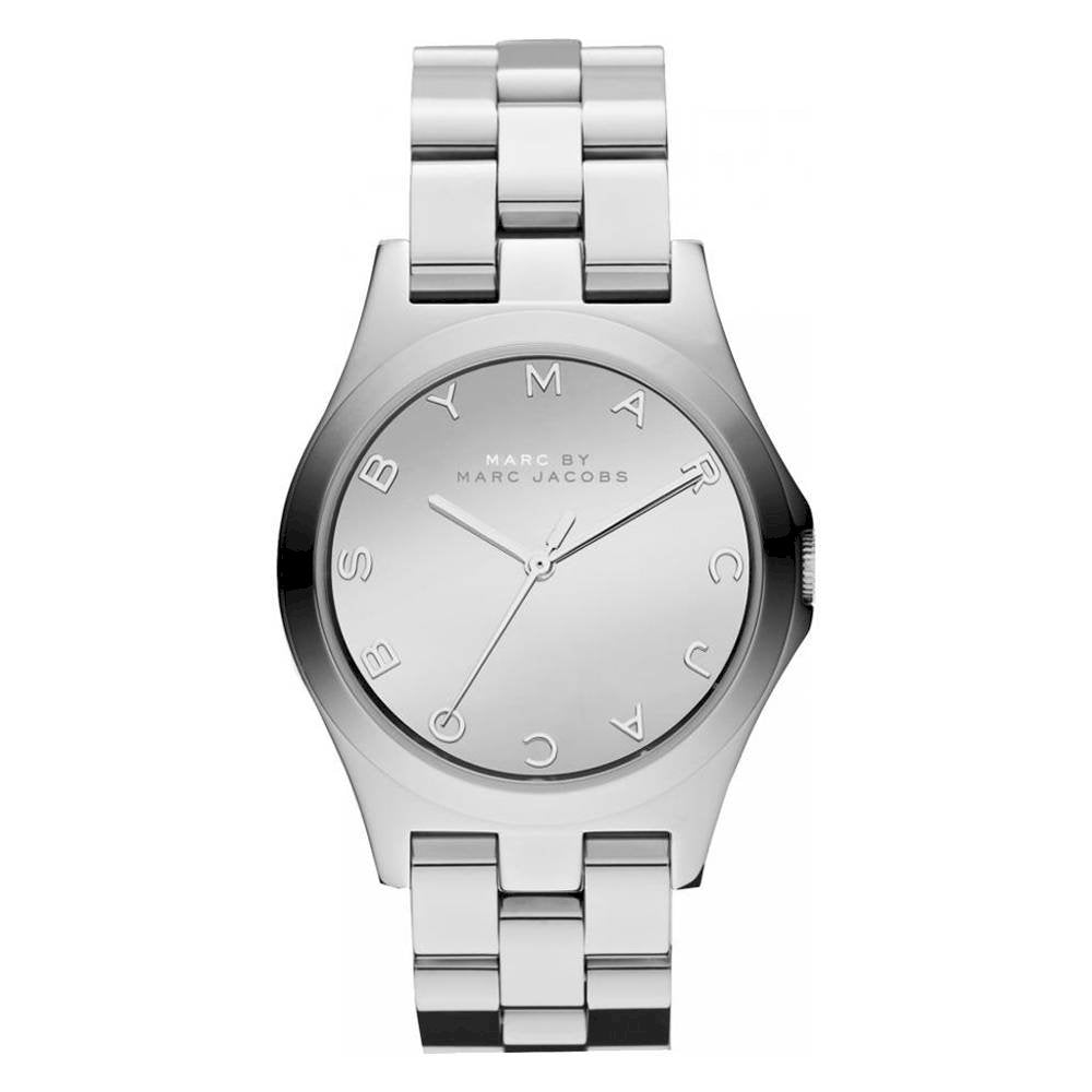  Shop Authentic Marc Jacobs Henry Silver Dial Silver Steel Strap Watch for Women - MBM3210 - Luxxuri