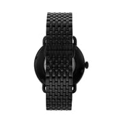 Shop Authentic Emporio Armani Automatic Multifunction Black Dial Black Mesh Bracelet Watch For Men - AR60025 - Luxxuri
