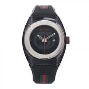  Shop Authentic Gucci Sync XXL Quartz Black Dial Black Rubber Strap Watch For Men - YA137101 - Luxxuri