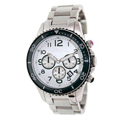  Shop Authentic Marc Jacobs Rock Chronograph Silver Dial Silver Steel Strap Watch for Men - MBM5029 - Luxxuri