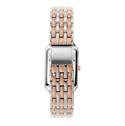  Shop Authentic Fossil Raquel Three Hand White Dial Two Tone Steel Strap Watch For Women - ES5222 - Luxxuri