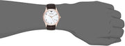  Shop Authentic Emporio Armani Beta Chronograph White Dial Brown Leather Strap Watch For Men - AR1915 - Luxxuri