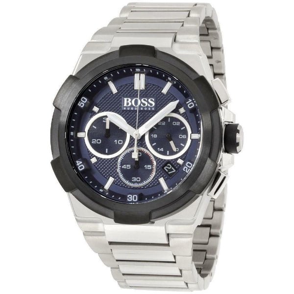  Shop Authentic Hugo Boss Supernova Chronograph Blue Dial Silver Steel Strap Watch for Men - 1513360 - Luxxuri