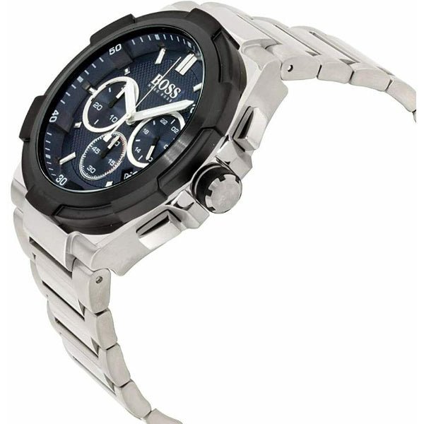  Shop Authentic Hugo Boss Supernova Chronograph Blue Dial Silver Steel Strap Watch for Men - 1513360 - Luxxuri