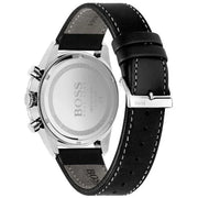  Shop Authentic Hugo Boss Pilot Edition Black Dial Black Leather Strap Watch for Men - 1513853 - Luxxuri