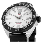  Shop Authentic Tag Heuer Formula 1 Quartz White Dial Black Rubber Strap Watch for Men -  WAZ1111.FT8023 - Luxxuri