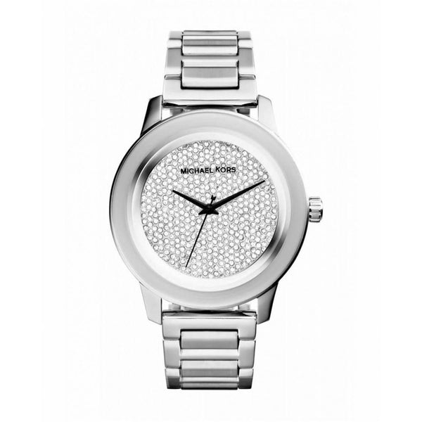  Shop Authentic Michael Kors Kinley Diamond Pave Silver Dial Silver Steel Strap Watch for Women - MK5996 - Luxxuri