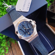  Shop Authentic Maserati Potenza Blue Dial Blue Leather Strap Watch For Men - R8851108015 - Luxxuri