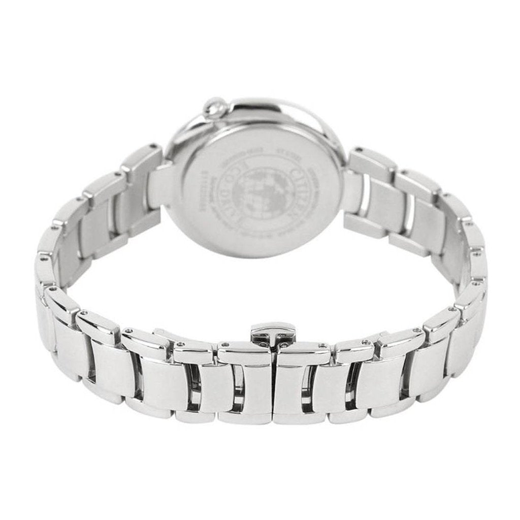  Shop Authentic Citizen Eco Drive Mother of Pearl Dial Silver Steel Strap Watch For Women - EM0331-52W - Luxxuri