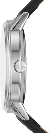  Shop Authentic Armani Exchange Cayde Chronograph Black Dial Black Leather Strap Watch for Men - AX2745 - Luxxuri