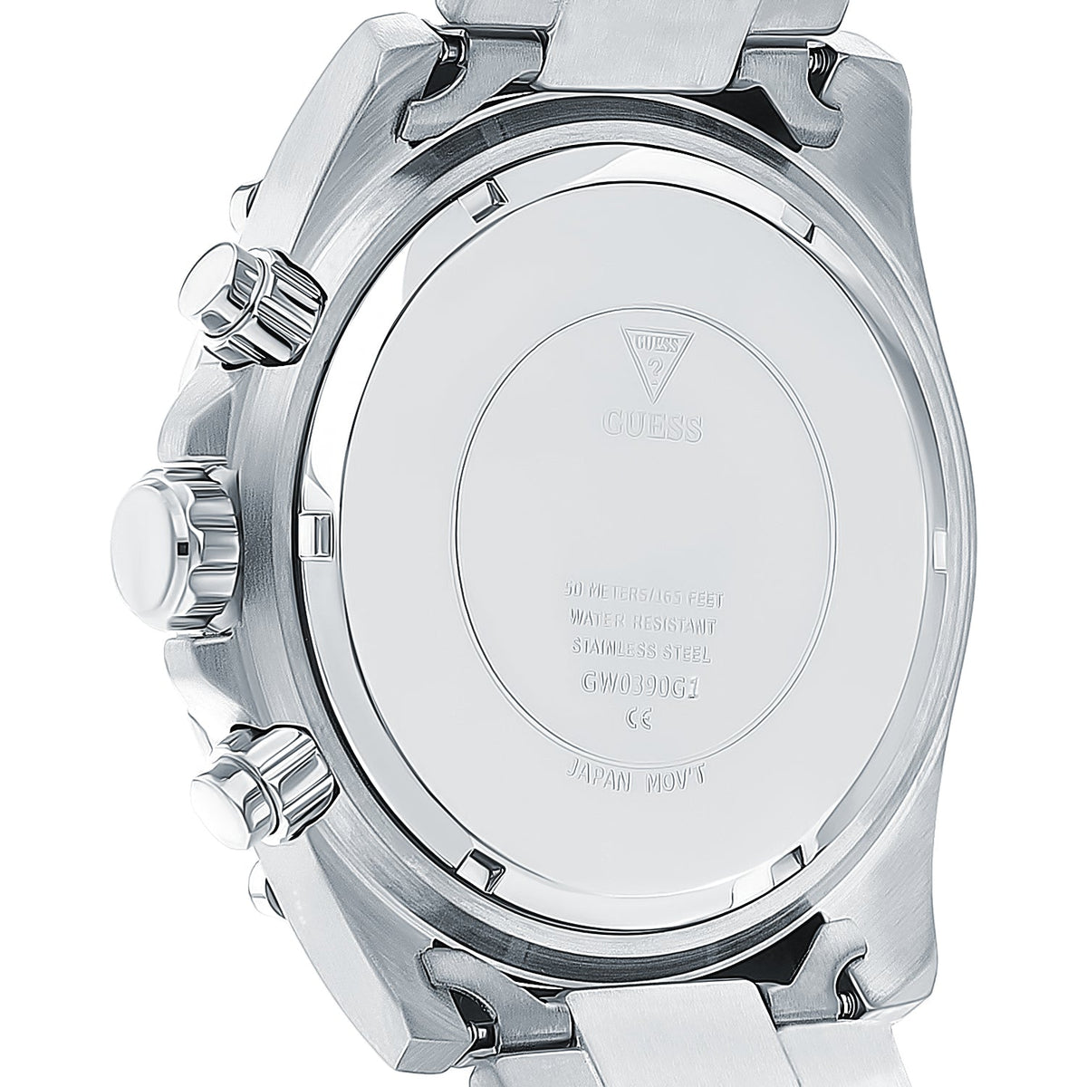  Shop Authentic Guess Trophy Chronograph Diamonds Black Dial Silver Steel Strap Watch for Men - GW0390G1 - Luxxuri