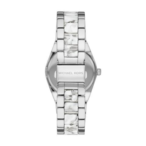  Shop Authentic Michael Kors Channing Quartz White Dial Two Tone Steel Strap Watch For Women - MK6649 - Luxxuri
