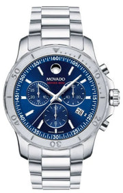  Shop Authentic Movado Series 800 Blue Dial Silver Steel Strap Watch for Men - 2600151 - Luxxuri