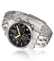  Shop Authentic Tissot T Sport PRC200 Chronograph Black Dial Silver Steel Strap Watch for Men - T17.1.586.52 - Luxxuri