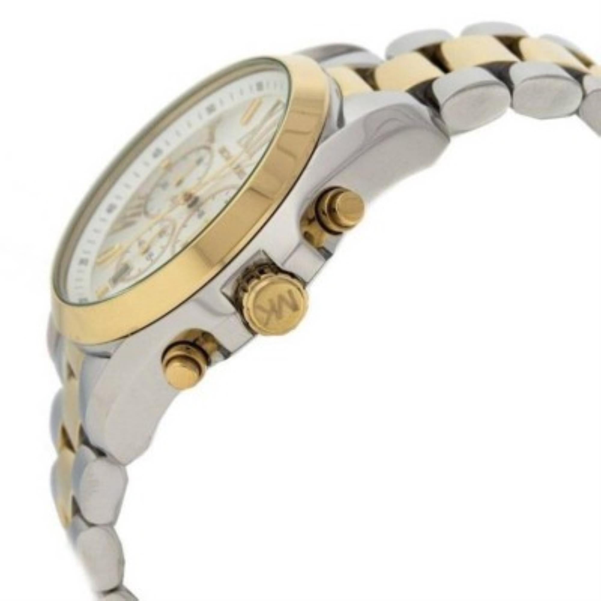  Shop Authentic Michael Kors Bradshaw Silver Dial Two Tone Steel Strap Watch for Women - MK5627 - Luxxuri