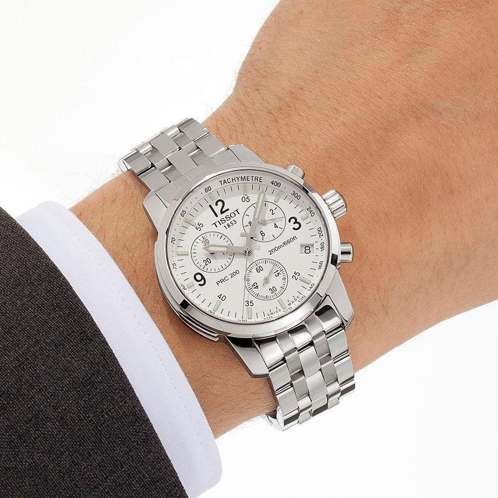  Shop Authentic Tissot T Race PRC 200 Chronograph Steel Mens Watch T17.1.586.32 - Luxxuri