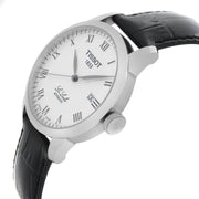  Shop Authentic Tissot T Classic Le Locle Automatic Silver Dial Black Leather Strap Watch For Men - T41.1.423.33 - Luxxuri