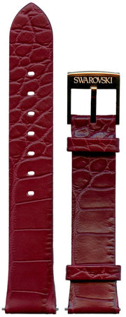  Shop Authentic Swarovski Era Journey Red Dial Red Leather Strap Watch for Women - 5416701 - Luxxuri