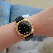  Shop Authentic Marc Jacobs Mandy Black Dial Black Leather Strap Watch for Women - MJ1565 - Luxxuri