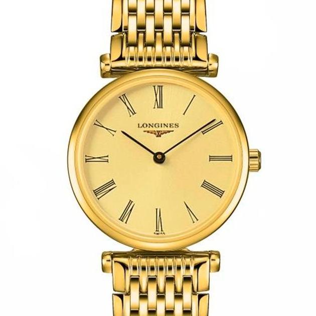  Shop Authentic Longines La Grande Classique de Longines Gold Dial Gold Mesh Bracelet Watch for Women - L4.209.2.31.8 - Luxxuri