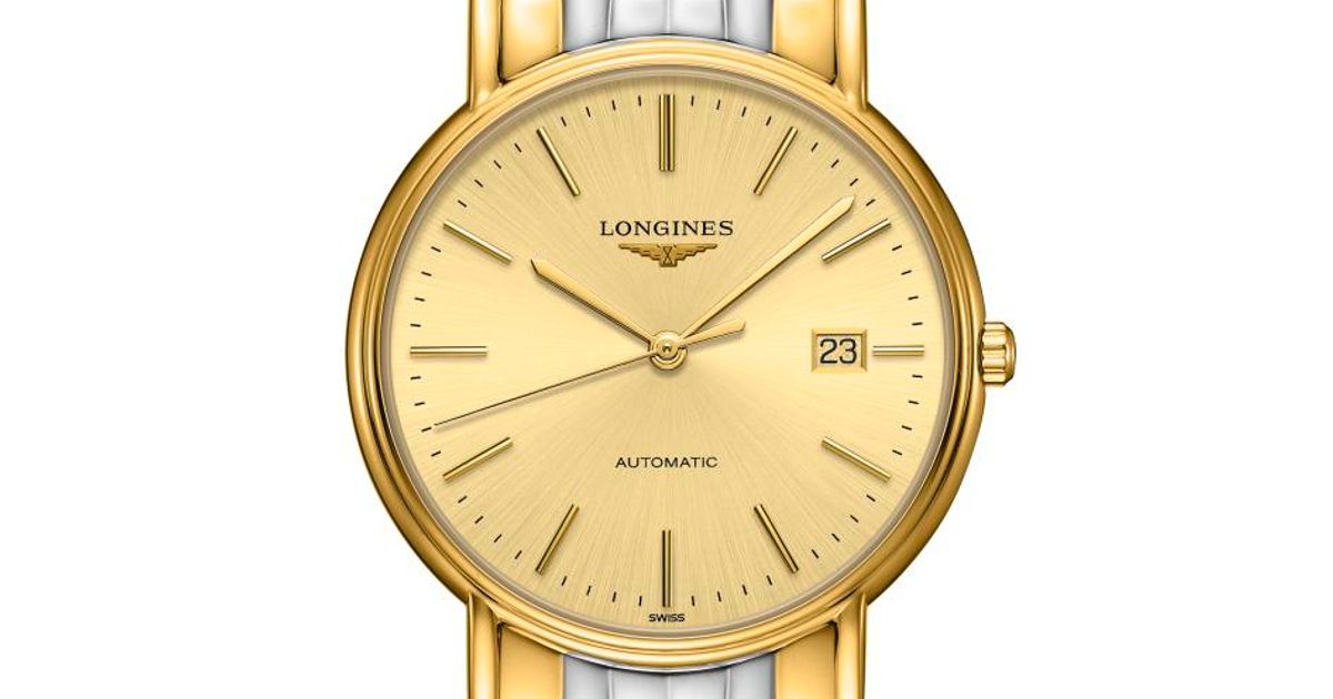  Shop Authentic Longines Presence 38.5mm Automatic Stainless Steel Watch for Men - L4.921.2.32.7 - Luxxuri