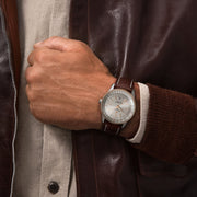  Shop Authentic Breitling Navitimer 1 Automatic 41mm White Dial Brown Leather Strap Mens Watch - A17326211G1P1 - Luxxuri