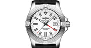  Shop Authentic Breitling Avenger Automatic GMT 43 White Dial Black Nylon Strap Watch for Men - A32397101A1X1 - Luxxuri