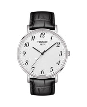  Shop Authentic Tissot Everytime Large White Dial Black Leather Strap Watch For Men - T109.610.16.032.00 - Luxxuri