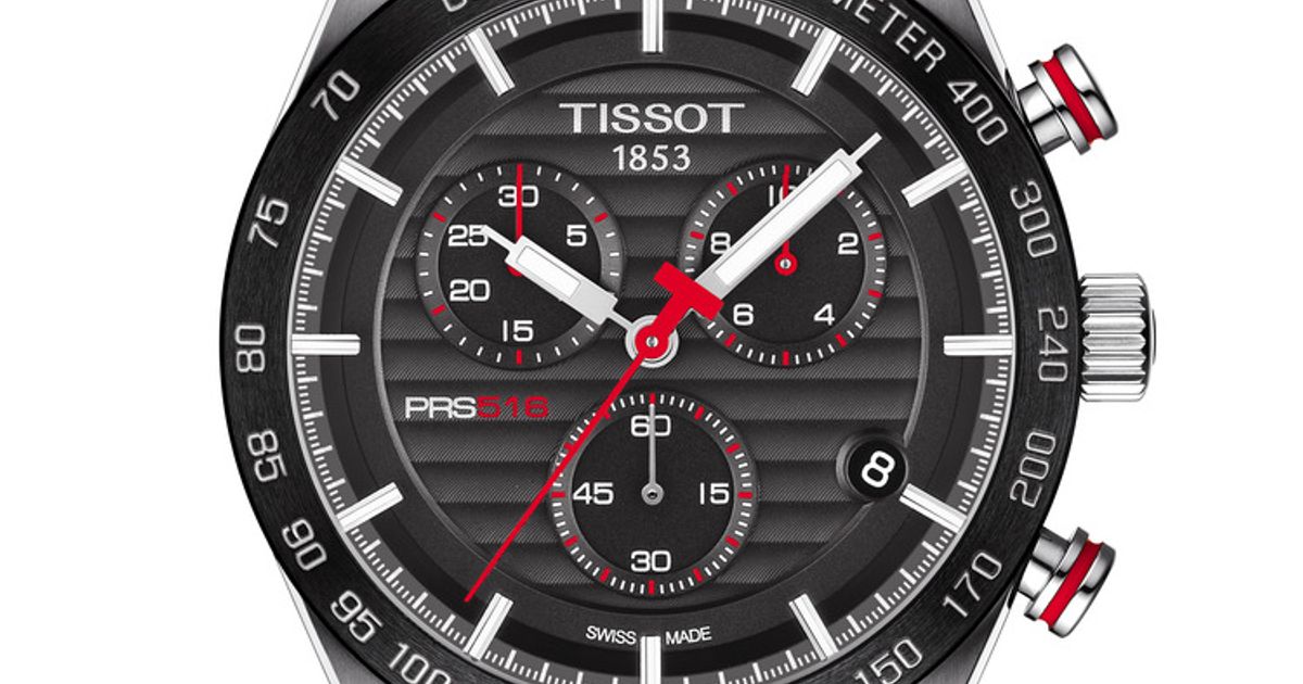  Shop Authentic Tissot T Sport PRS 516 Chronograph Black Dial Silver Steel Strap Watch For Men - T100.417.11.051.01 - Luxxuri