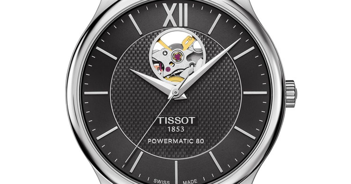  Shop Authentic Tissot Tradition Automatic Open Heart Automatic Watch For Men - T063.907.11.058.00 - Luxxuri