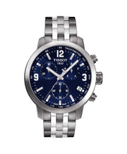  Shop Authentic Tissot PRC 200 Chronograph Quartz Blue Dial Silver Steel Strap Watch For Men - T114.417.11.047.00 - Luxxuri