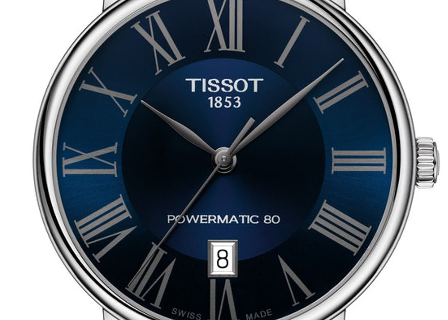  Shop Authentic Tissot Carson Premium Powermatic 80 Blue Dial Blue Leather Strap Watch For Men - T122.407.16.043.00 - Luxxuri