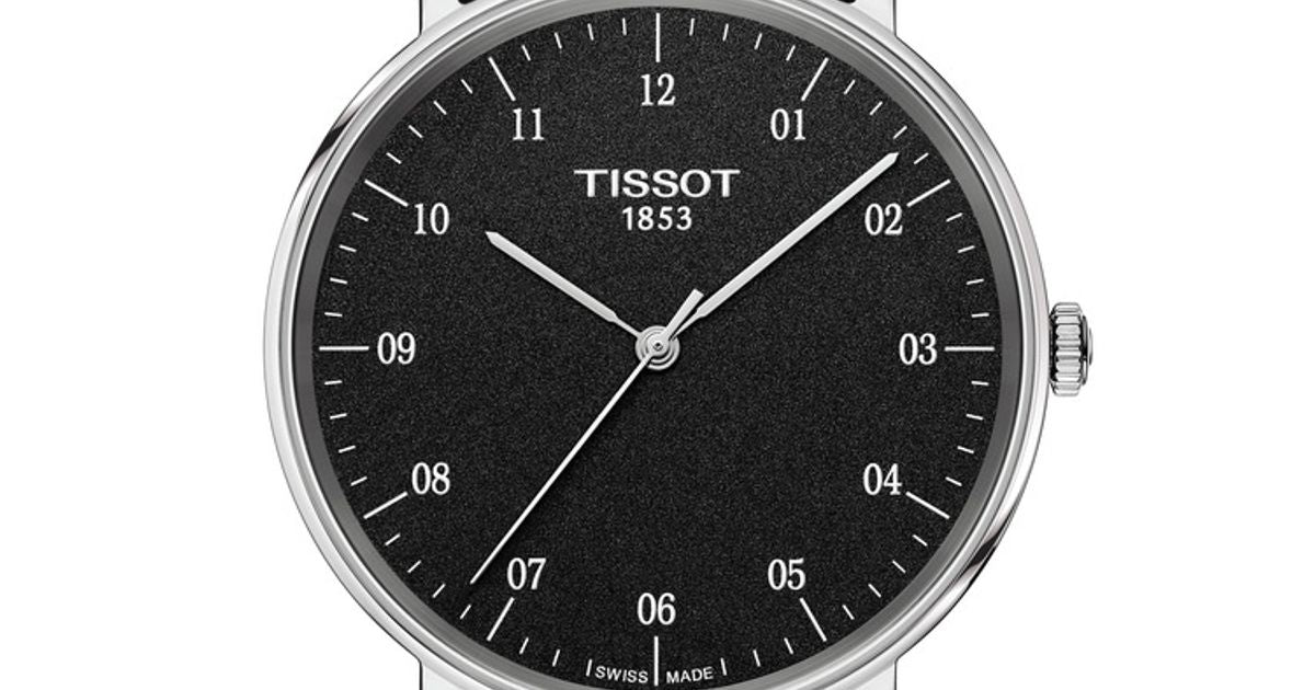  Shop Authentic Tissot Everytime Medium Black Dial Black NATO Strap Watch For Men - T109.410.17.077.00 - Luxxuri