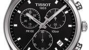  Shop Authentic Tissot PR 100 Chronograph Black Dial Black Leather Strap Watch For Men - T101.417.16.051.00 - Luxxuri
