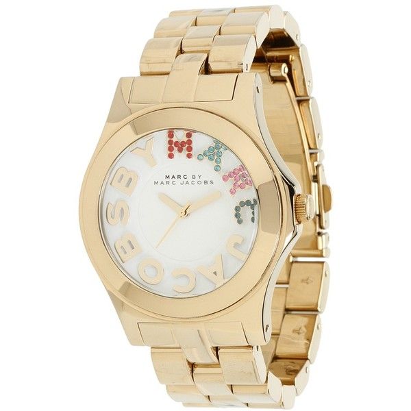  Shop Authentic Marc Jacobs Rivera White Dial Gold Steel Strap Watch for Women - MBM3137 - Luxxuri