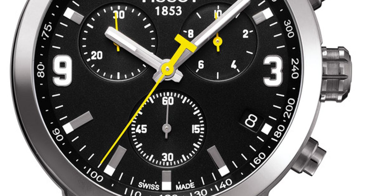  Shop Authentic Tissot PRC 200 Chronograph Black Dial Black Leather Strap Watch For Men - T055.417.16.057.00 - Luxxuri