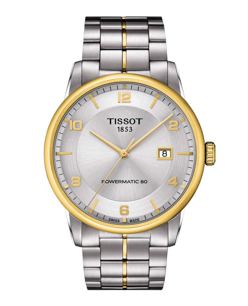  Shop Authentic Tissot Luxury Powermatic 80 Gold Dial Silver Steel Strap Watch For Men - T086.407.22.261.00 - Luxxuri