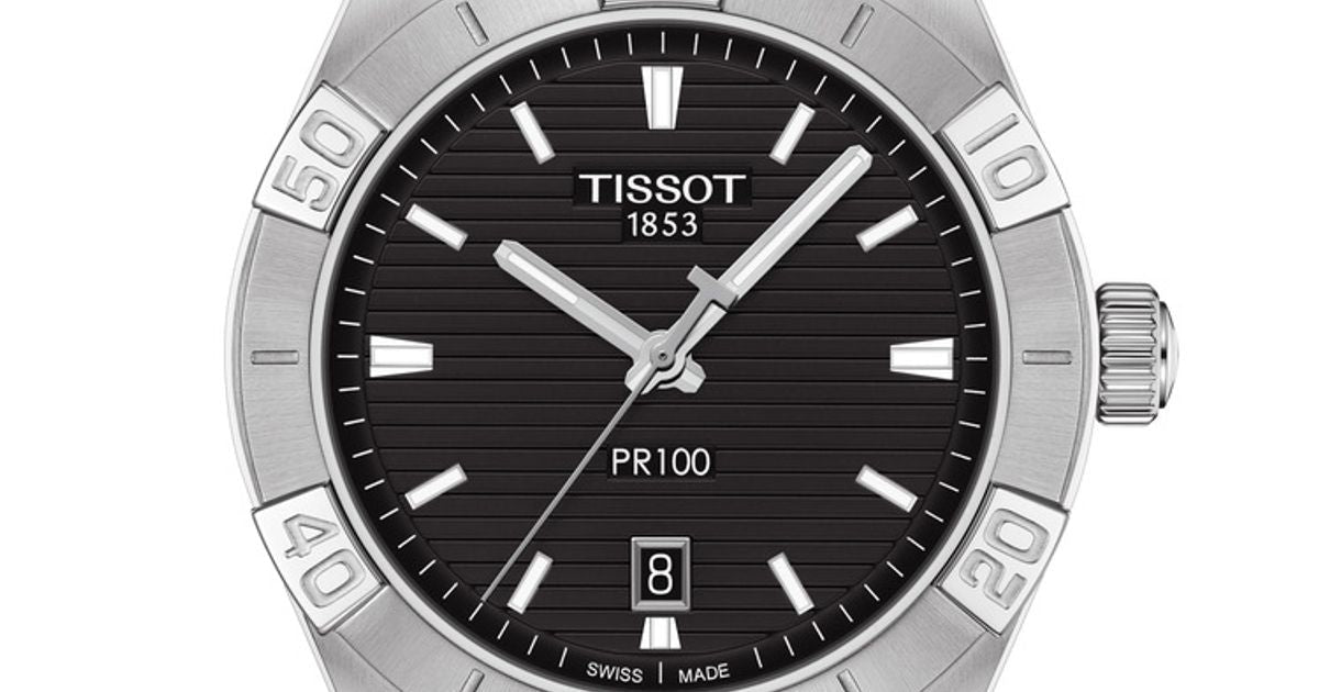  Shop Authentic Tissot PR 100 Sport Quartz Black Dial Silver Steel Strap Watch For Men - T101.610.11.051.00 - Luxxuri