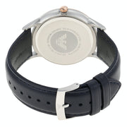  Shop Authentic Emporio Armani Renato Analog Blue Dial Blue Leather Strap Watch For Men - AR11188 - Luxxuri
