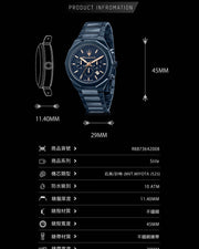  Shop Authentic Maserati Stile Chronograph Blue Dial Blue Steel Strap Watch For Men - R8873642008 - Luxxuri