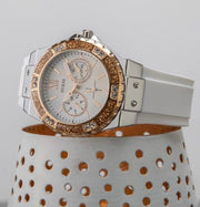  Shop Authentic Guess Limelight White Dial White Rubber Strap Watch for Women - W1053L2 - Luxxuri