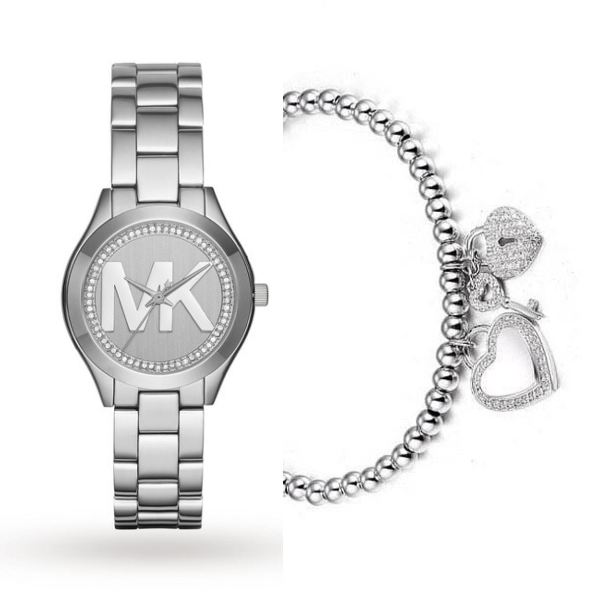  Shop Authentic Michael Kors Mini Slim Runway Silver Dial Silver Steel Strap Watch for Women - MK3548 - Luxxuri