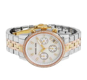  Shop Authentic Michael Kors Ritz White Dial Two Tone Steel Strap Watch for Women - MK5650 - Luxxuri