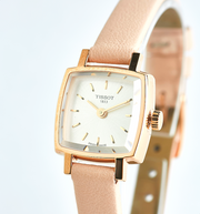  Shop Authentic Tissot T Lady Lovely Square White Dial Pink Leather Strap Watch For Women - T058.109.36.031.00 - Luxxuri