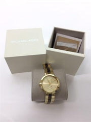  Shop Authentic Michael Kors Garner Multifunction Gold Dial Two Tone Steel Strap Watch For Women - MK6471 - Luxxuri
