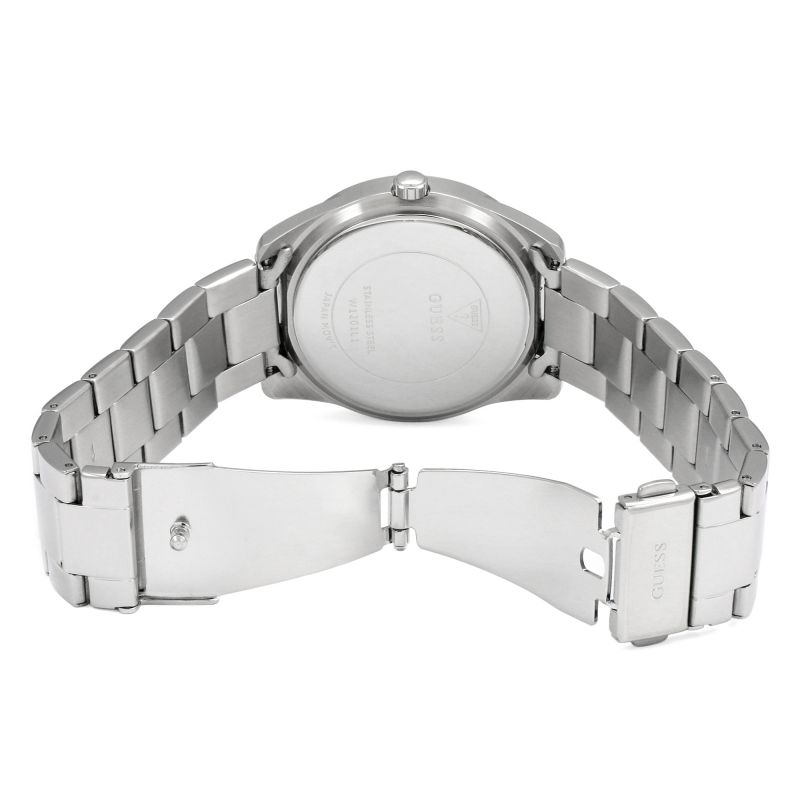  Shop Authentic Guess G Twist Diamonds Silver Dial Silver Steel Strap Watch For Women - W1201L1 - Luxxuri