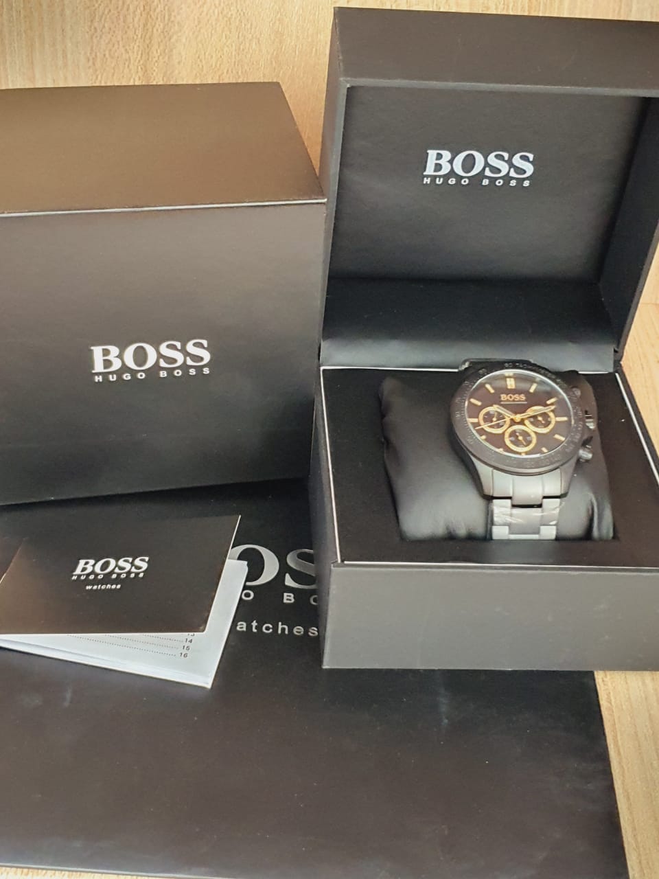  Shop Authentic Hugo Boss Ikon Black Dial Black Steel Strap Watch for Men - 1513278 - Luxxuri