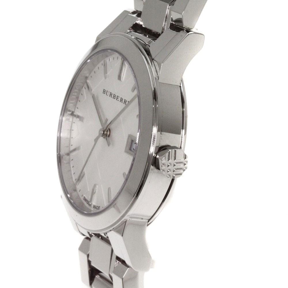  Shop Authentic Burberry The City White Dial Silver Steel Strap Watch for Women - BU9100 - Luxxuri